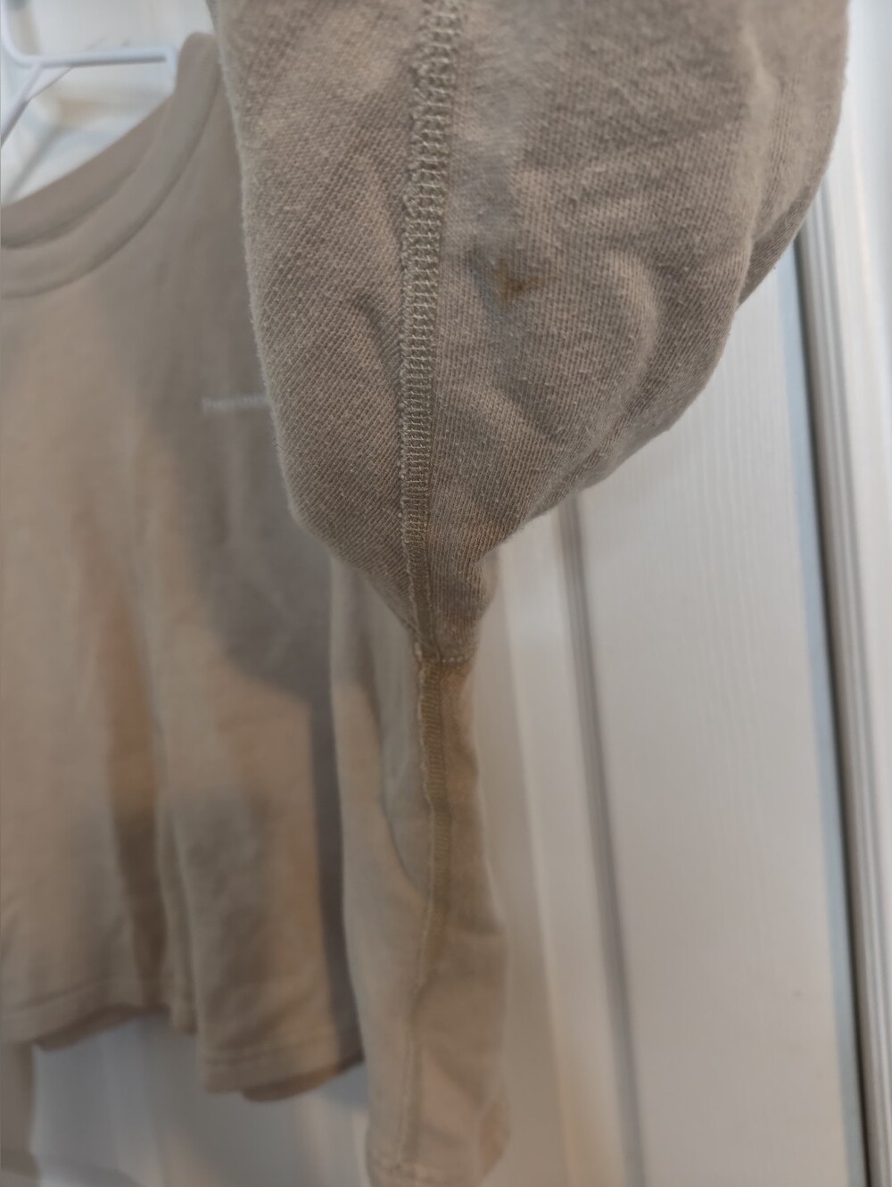Relaxed Crewneck Sweatshirt - Cream - Picture 5 of 12
